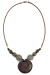 Les bijoux Jacaranda en graines naturelles : Collier modÃ¨le PETIT ENTADA Gris  0