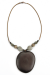 Les bijoux Jacaranda en graines naturelles : Collier modÃ¨le  ENTADA Gris  0