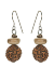 Les bijoux Jacaranda en graines naturelles : Boucles d'oreilles modÃ¨le SHIVA 0