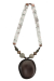Les bijoux Jacaranda en graines naturelles : Collier modÃ¨le ENTADA MITSI 0