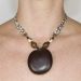 Les bijoux Jacaranda en graines naturelles : Collier modèle ENTADA GLENJADE 1