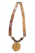 Les bijoux Jacaranda en graines naturelles : Collier modèle JACARANDA TISSU 0
