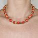 Les bijoux Jacaranda en graines naturelles : Collier modÃ¨le ORMOSIA COCO Rouge 1