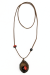 Les bijoux Jacaranda en graines naturelles : Collier modèle WODIETA Noir et Rouge 0