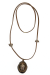 Les bijoux Jacaranda en graines naturelles : Collier modÃ¨le WODIETA Chocolat 0