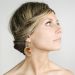 Les bijoux Jacaranda en graines naturelles : Boucles d'oreilles modÃ¨le LUNE Orange  1