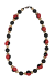 Les bijoux Jacaranda en graines naturelles : Collier modèle GROS ORMOSIA COCO Noir et Rouge et SAVONNETTE 0