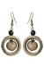 Les bijoux Jacaranda en graines naturelles : Boucles d'oreilles modèle CUPULE Marbré 0