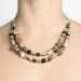 Les bijoux Jacaranda en graines naturelles : Collier modÃ¨le DOUBLE MIX CARAMEL 1
