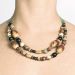 Les bijoux Jacaranda en graines naturelles : Collier modÃ¨le DOUBLE MIX MARRON 1