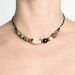 Les bijoux Jacaranda en graines naturelles : Collier modèle RAS DE COU MIX MARRON 1