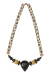 Les bijoux Jacaranda en graines naturelles : Collier modÃ¨le PALMIER A HUILE LEOPARD  0