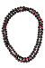 Les bijoux Jacaranda en graines naturelles : Collier modèle MALA ORMOSIA Noir et Rouge 2