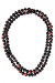 Les bijoux Jacaranda en graines naturelles : Collier modÃ¨le MALA ORMOSIA Noir et Rouge 2