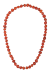Les bijoux Jacaranda en graines naturelles : Collier modèle ORMOSIA Rouge 0