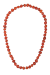 Les bijoux Jacaranda en graines naturelles : Collier modÃ¨le ORMOSIA Rouge 0