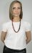 Les bijoux Jacaranda en graines naturelles : Collier modÃ¨le ORMOSIA Noir et Rouge 1