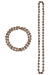 Les bijoux Jacaranda en graines naturelles : Collier modèle VEITCHIA 1