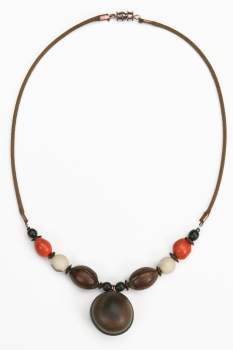 #CMUCUBL - Collier modÃ¨le MUCUNA Blanc