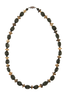 Bijou en graines naturelles : Collier modèle MAJIDEA COCO 0