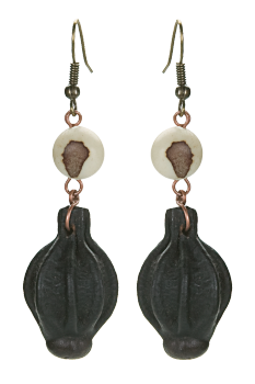 #BOPMPB1 - Boucles d'oreilles modèle SONORA Crème