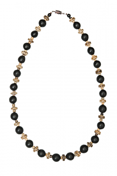 Bijou en graines naturelles : Collier modèle SAPONARIA COCO 0