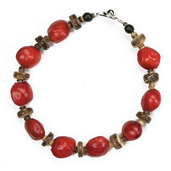 #BRACECR - Bracelet modèle CACONNIER Rouge COCO