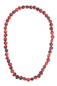 #CPECACN - Collier modèle ORMOSIA Noir et Rouge